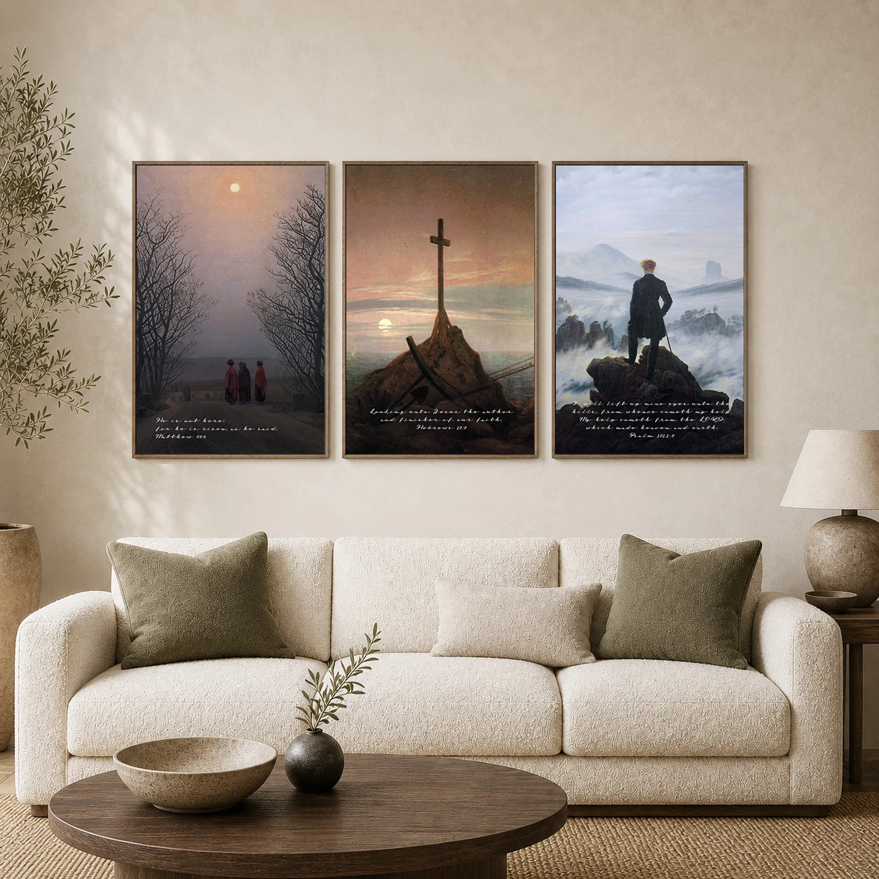 Set of 3 — Friedrich — Creation & Contemplation