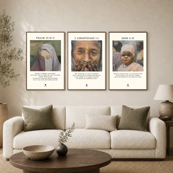 Set of 3 — Lydia — Portrait Collection No.1