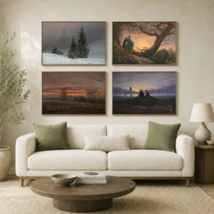 Set of 4 — Friedrich — Light After Darkness