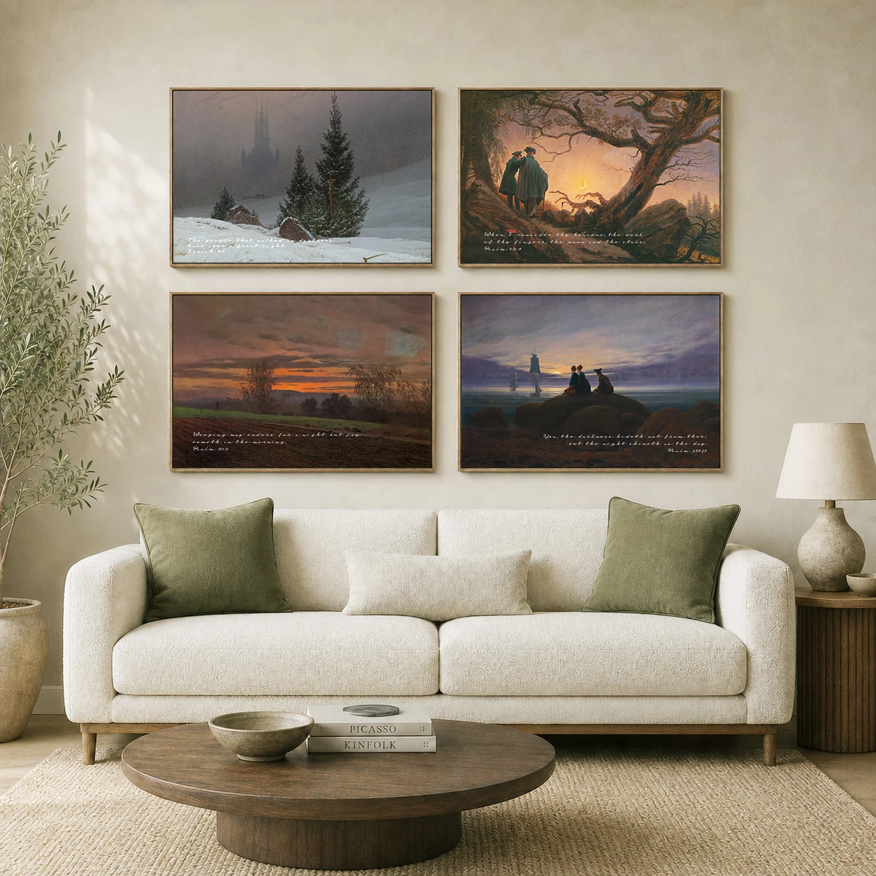 Set of 4 — Friedrich — Light After Darkness