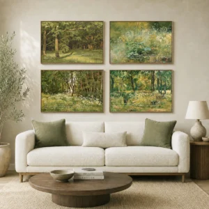 Set of 4 — Shishkin — Wild Meadows & Summer Light