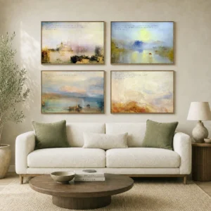 Set of 4 — Turner — Beyond the Mist