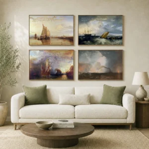 Set of 4 — Turner — Beyond the Sea