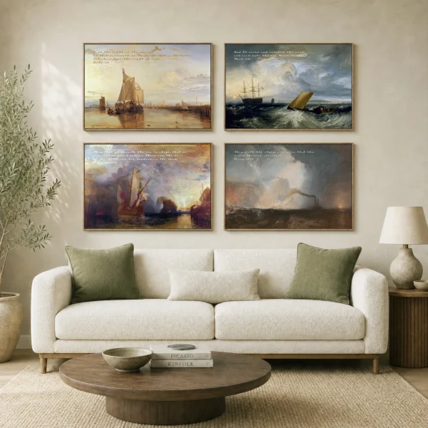 Set of 4 — Turner — Beyond the Sea